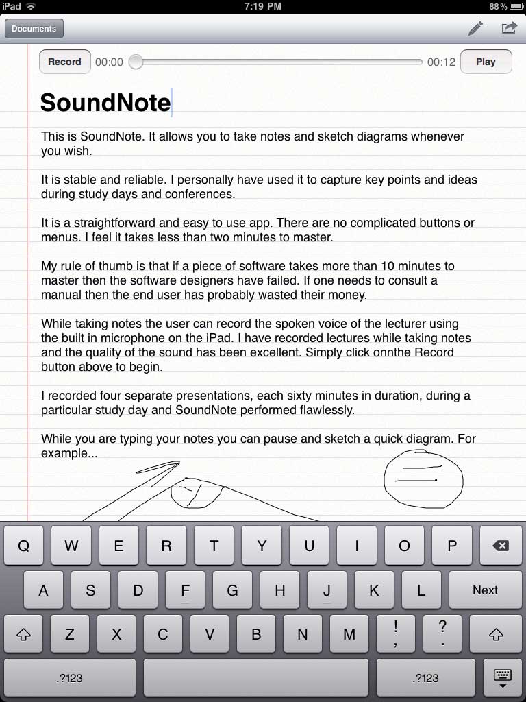 soundnote app save sound file