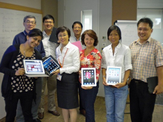 The participants at the IAL iPad workshop